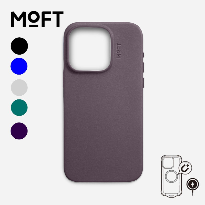 moftiPhone15系列素皮时尚壳