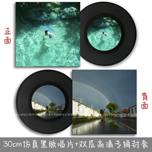 She Her Her Hers仿真黑胶唱片音乐专辑墙面装饰摆件氛围拍摄道具