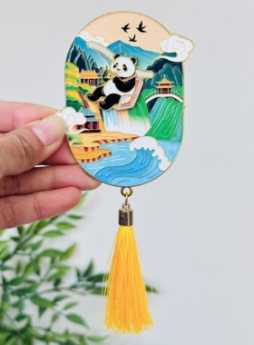 四川黄龙景点冰箱贴九寨沟城市旅游文创特色纪念品礼物伴手礼金属