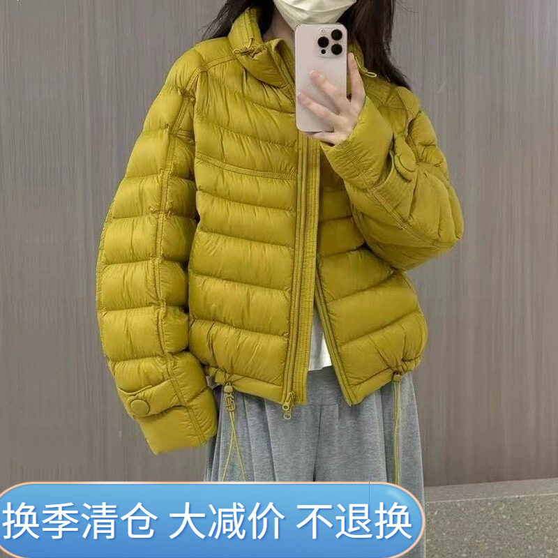 简约轻薄羽绒服女2025冬季新款