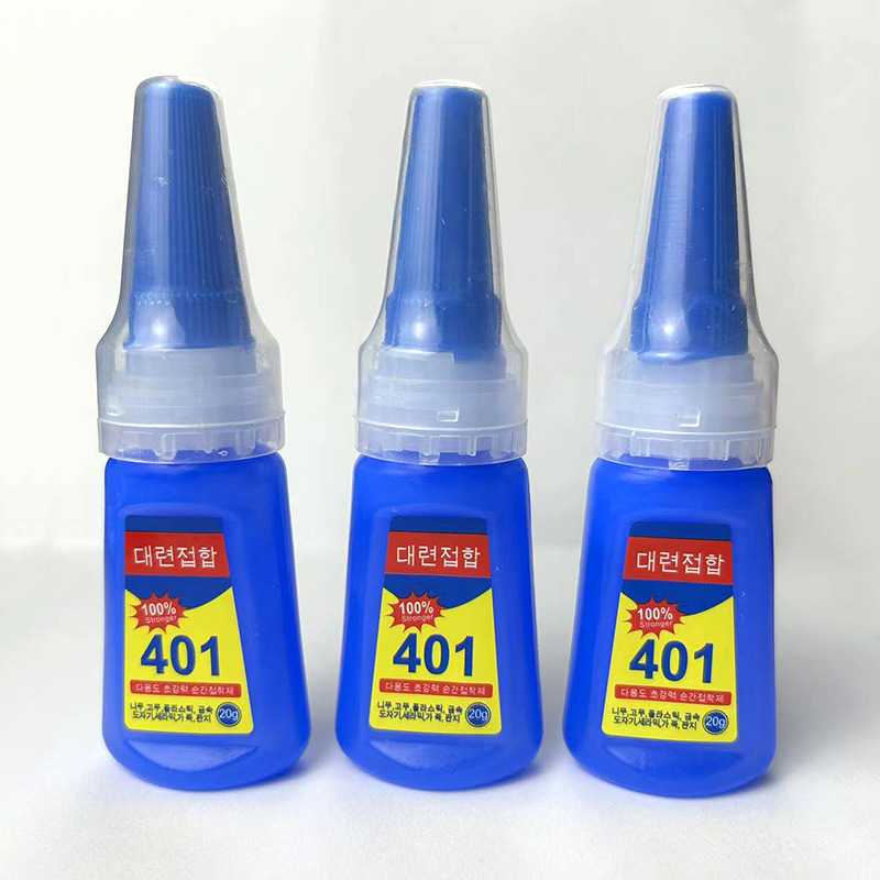 跨境韩国401甲片胶水指甲胶美甲