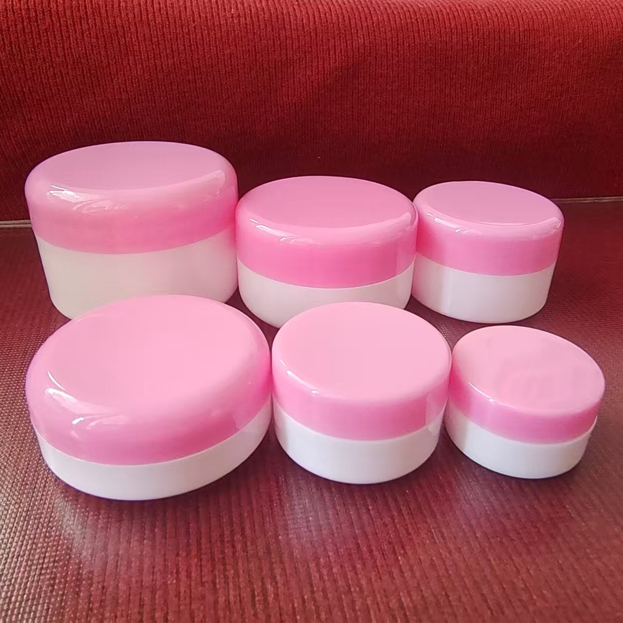 药膏盒20克批发分装盒医用软膏盒面霜盒旅行便携化妆品空盒子圆盒