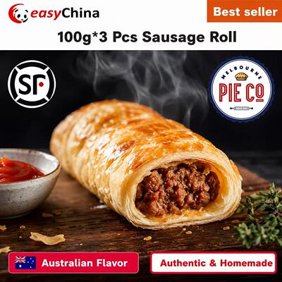 100g*3 Pcs Australian Sausage Roll Freshly Baked Rolls