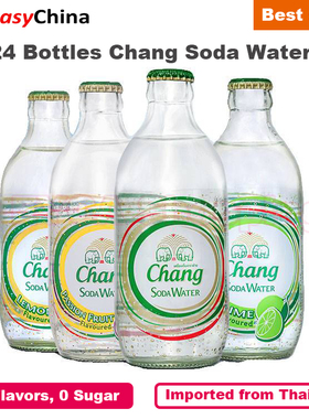 325mL*24 Bottles Chang Soda Water 0-Sugar from Thailand