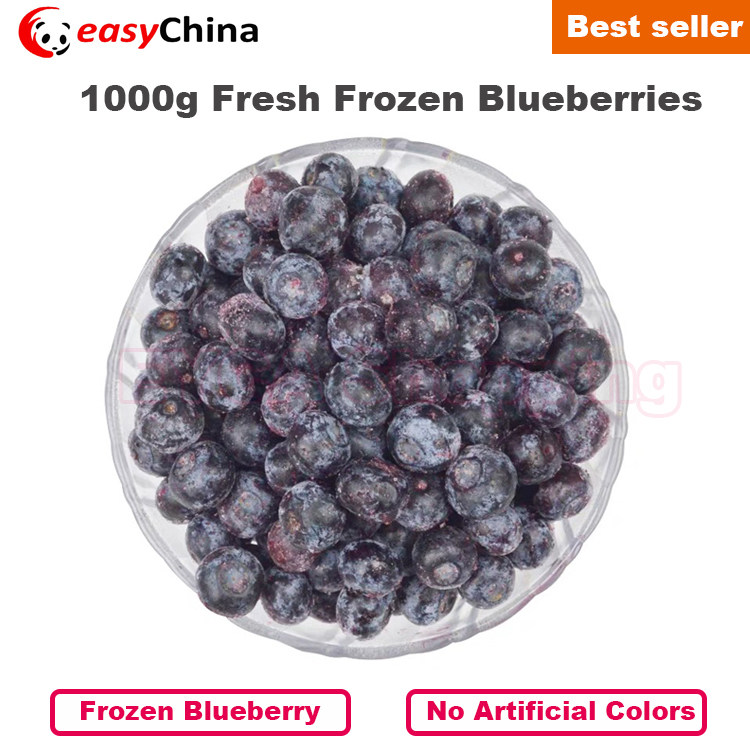 1000g blueberries fresh frozen blueberry no added sugar