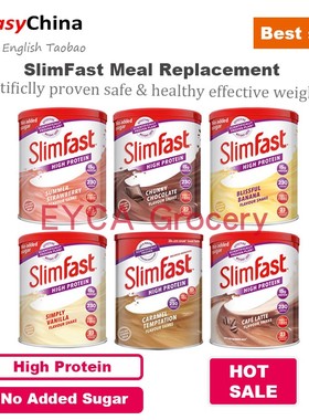 SlimFast High Protein Meal Replacement Shake Mix Powder 438g