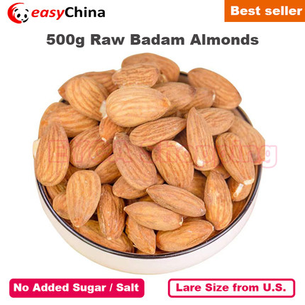 500g Raw Badam Almond Almonds No Added Sugar / Salt