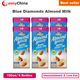 Almond Bottles Blue 190mL Unsweetened Diamond Milk