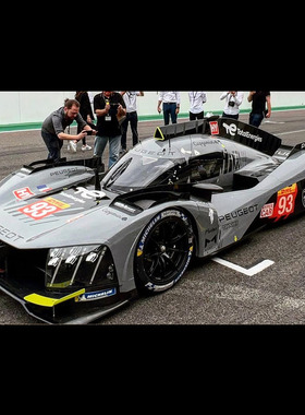 RC勒芒2023赛季Peugeot 9X8 Hypercar勒芒遥控车模型RC拉花贴纸