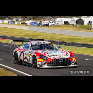RC 1/10梅奔AMG GT3巴瑟斯特12h 2022 EVISU涂装竞速房车拉花贴纸
