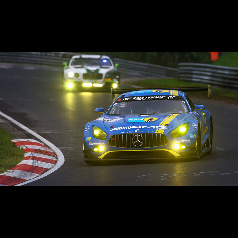 RC 1/10 梅奔AMG GT3 24 Hours耐力赛 2016 竞速房车拉花贴纸