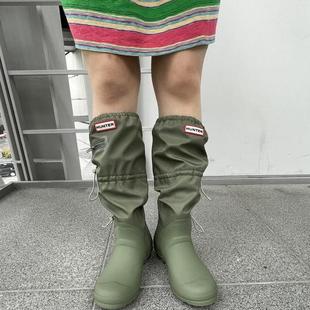 直邮hunter Boots旅行高筒尼龙雨鞋 Travel Rain Tall 日本代购