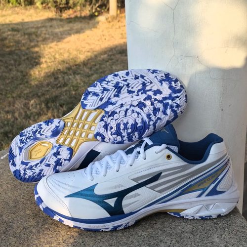 日本代购直邮MIZUNO美津浓WAVE CLAW 4FIT鹰爪4轻量2E羽毛球鞋26