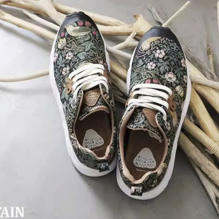 日本代购山雾花野Flower MOUNTAIN PAMPAS花纹轻便复古运动鞋多色