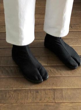 日本代购直邮高帮分趾猪蹄鞋男女复古marugo帆布鞋百搭0595