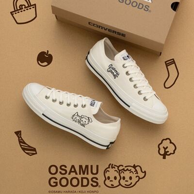 日本代购直邮converse ALL STAR AGED OX  OSAMU GOODS联名帆布鞋