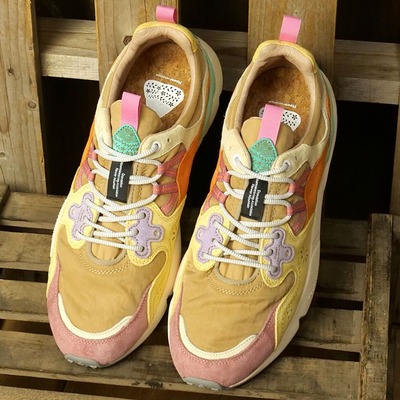 日本代购直邮山雾花野Flower MOUNTAIN YAMANO3 RoseOrange运动鞋