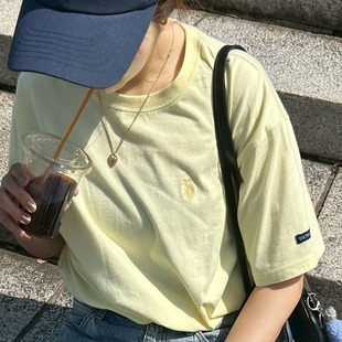 情侣纯棉百搭T舒适 日本代购 直邮GeeRA別注U.S. POLO ASSN.短袖