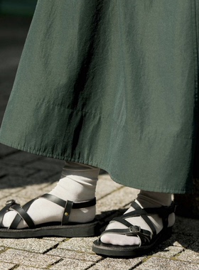 日本代购直邮Organic handloom复古休闲手工凉鞋百搭舒适