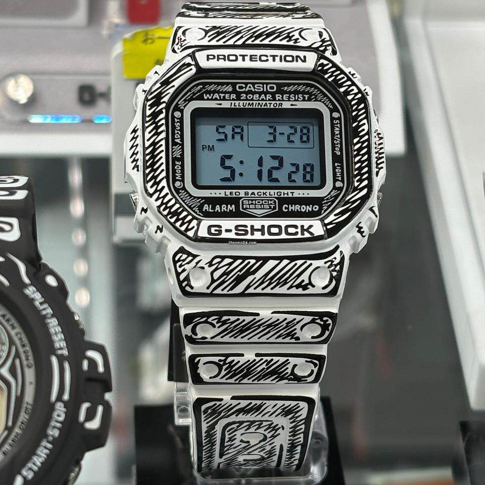 日本代购直邮CASIO Joshua Vides联名DW-5600复古数字石英电子表