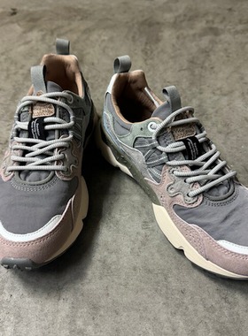 日本代购山雾Flower MOUNTAIN YAMANO3 Blue gray/Pink轻量运动鞋