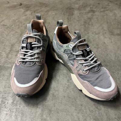 日本代购山雾Flower MOUNTAIN YAMANO3 Blue gray/Pink轻量运动鞋