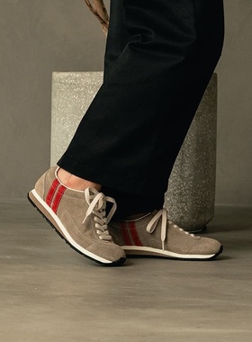 日本制代购直邮手工运动鞋休闲鞋Patrick BOSTONSUN 504573翻毛皮