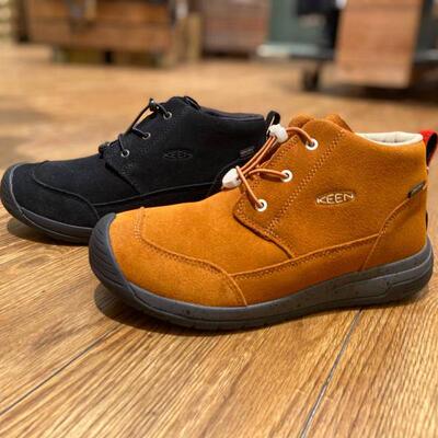 折扣日本代购直邮KEEN  HOODCHUKKA LEATHER皮革防水冬季靴子