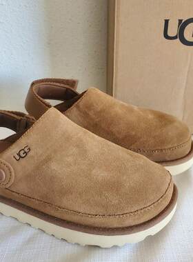 日本代购直邮UGG W GOLDENSTAR CLOG绒面革可调节半包拖鞋女款