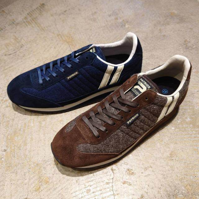 日本代购直邮日制PATRICK MARLING毛料运动鞋休闲鞋情侣秋冬059