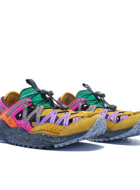 日本代购山雾Flower MOUNTAIN KAZANA Taupe-Multi限定镂空运动鞋