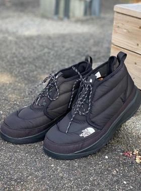 日本直邮 THE NORTH FACE北面户外休闲防寒雪地靴黑绿两色NF02273