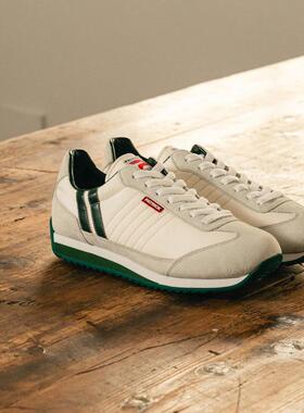 日本代购直邮PATRICK MARATHON TAIGA拼接绿复古休闲运动鞋跑鞋