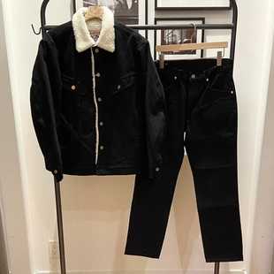 日本代购直邮LEE别注BEAMS羔羊绒黑色牛仔布风暴骑士夹克简约25款