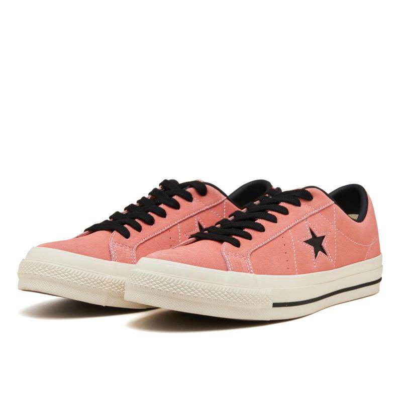日本代购直邮匡威CONVERSE ONE STAR SUEDE灰粉星标麂皮休闲鞋
