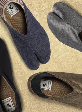 日本代购直邮分趾鞋猪蹄鞋舒适帆布鞋透气男女Marugo MANNEN 004