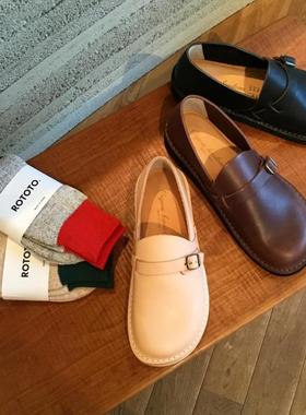 日本制造代购直邮Organic Handloom BENGAL真皮休闲皮鞋