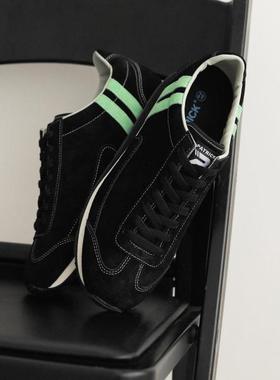 日本代购直邮PATRICK BOSTONSUN_B新款日本制毛皮复古男女运动鞋