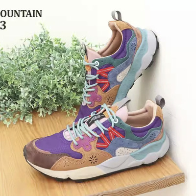 日本代购直邮山雾花野Flower MOUNTAIN YAMANO3 PURPLE/MUD运动鞋