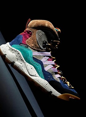 日本代购山雾花野Flower MOUNTAIN  BANKEI高帮防水徒步登山鞋