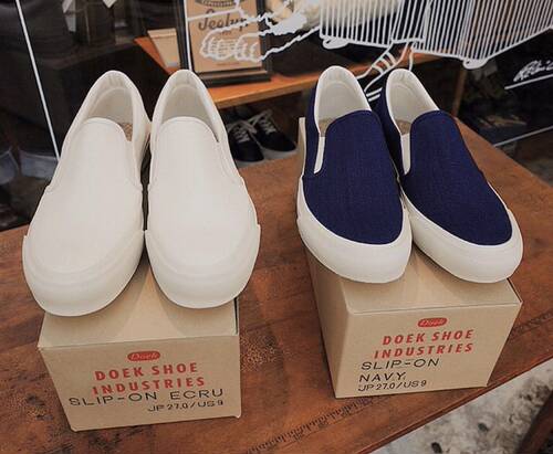日本Moonstar DOEK SHOE INDUSTRIES 硫化鞋 一脚蹬 日产