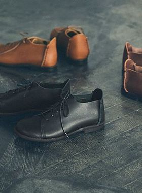 日本 arome de muguet 牛皮 手作皮鞋 日本制