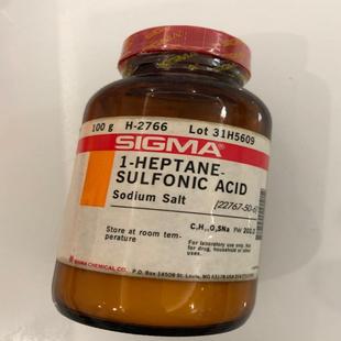 Sigma标准品1-庚烷磺酸钠离子对试剂22767-50-62 5g分装