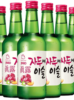 韩国原装进口真露李子烧酒