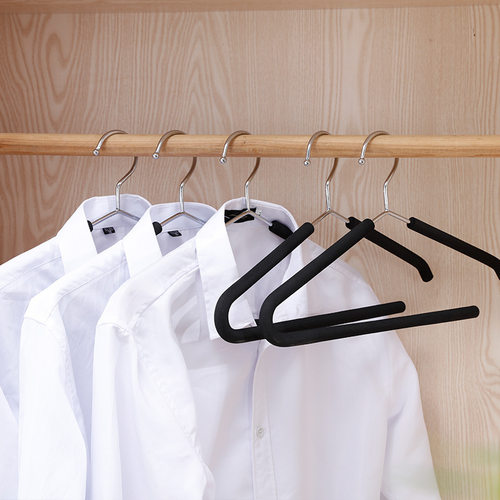 琪雨诗不锈钢棉胶衣架