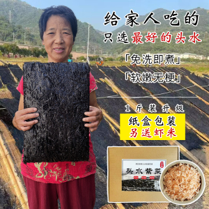 特级霞浦头水紫菜免洗无沙