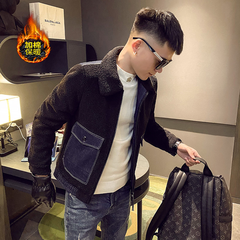 青少年小码冬季男士棉衣外套棉袄矮小个子XS码修身加厚夹克棉服潮