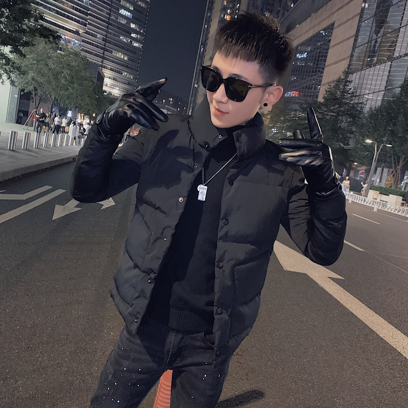 小码冬装立领棉衣男矮个子韩版修身外套夹克XS码休闲加厚棉服155