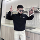男装 立领半拉链卫衣男矮个子XS码 S号字母百搭韩版 小码 修身 上衣160