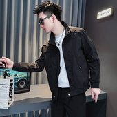 小码 外套休闲褂子155 瘦人痞帅修身 男装 春秋立领夹克矮个子XS码